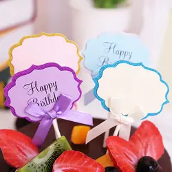 5 шт. Baby Shower Cupcake Toppers С Днем Рождения украшения дети взрослые Свадебные украшения события вечерние вечеринок