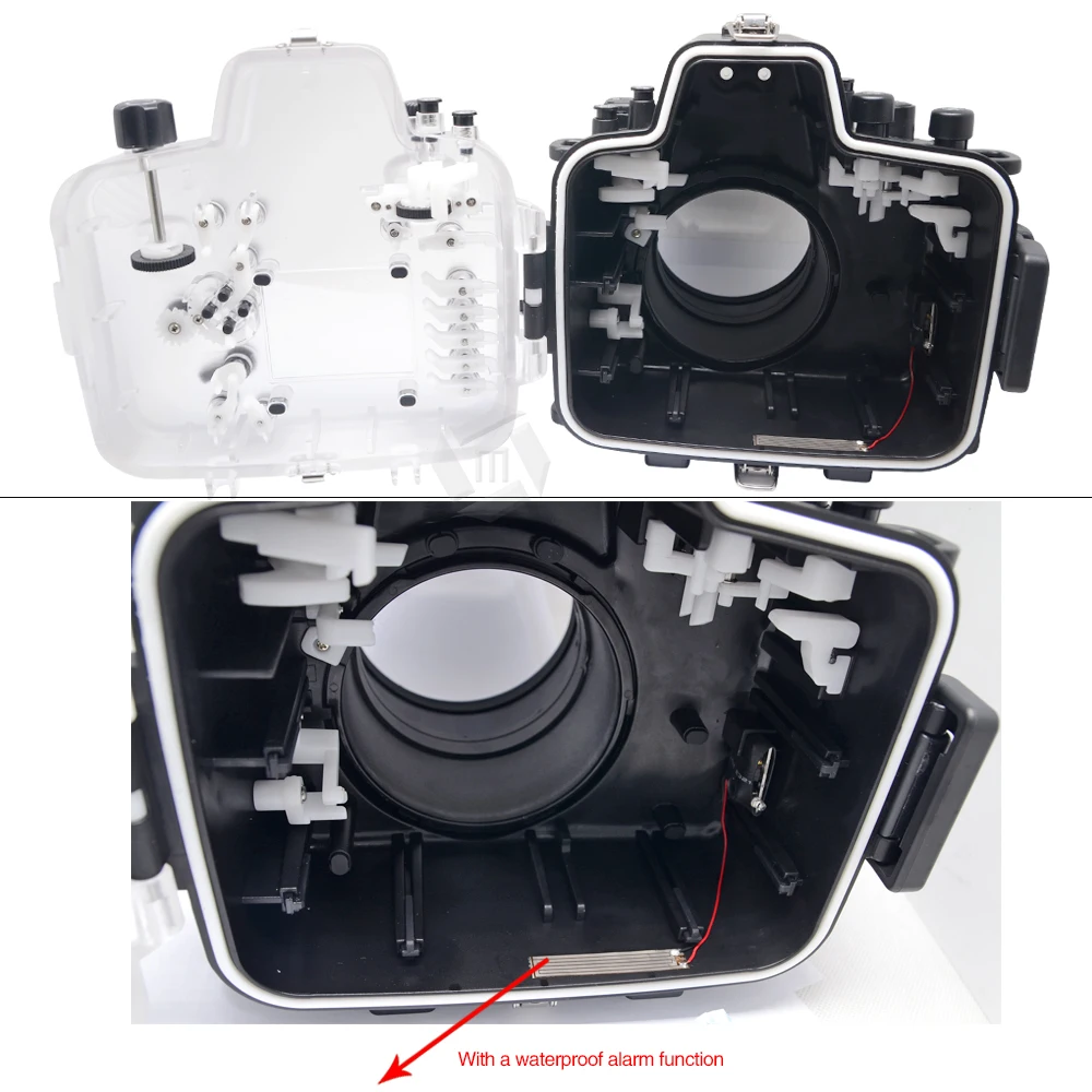 Водонепроницаемый чехол Meikon 60 м/195 футов для камеры Nikon D800 со встроенным датчиком