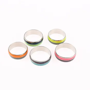 

mood ring changing color ring mix size changes color to the temperature of your blood 100pcs/lot
