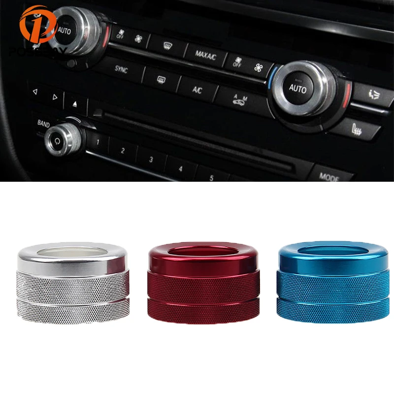 POSSBY Car Air Conditioning Heat Control Switch Knob for BMW New X5 X6