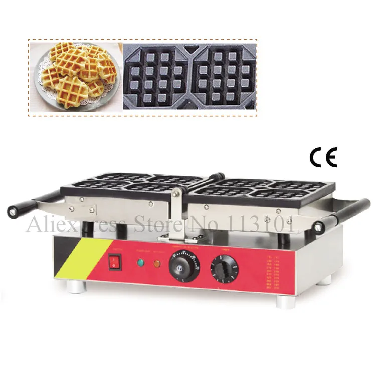 Liege Waffle Machine commercial Belgian waffle machine stainless steel