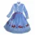 2021 New Elsa Dress Girls Party Vestidos Cosplay Girl Clothing Anna Snow Queen Print Birthday Princess Dress Kids Costume