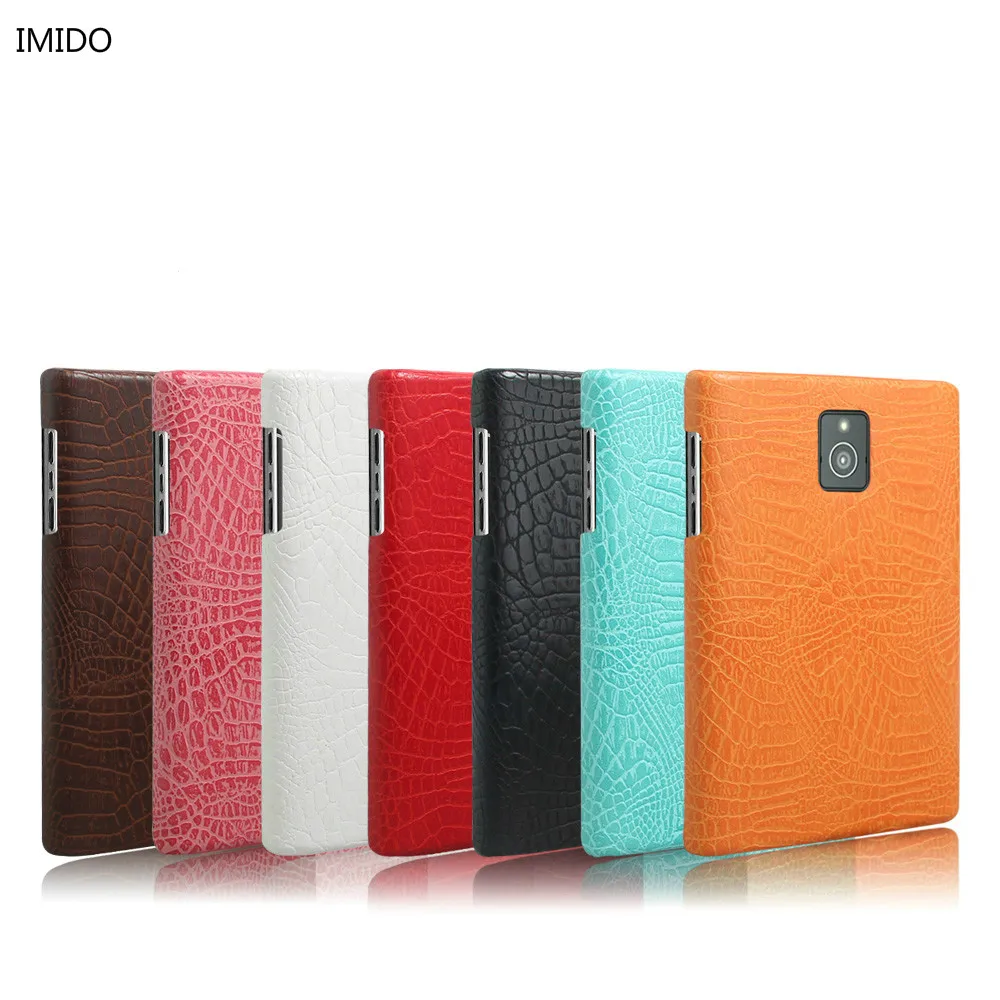 IMIDO Crocodile Grain PU Leather For Blackberry Passport Q30 PU Leather