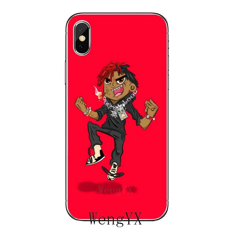 Тонкие мягкие аксессуары чехол для телефона Apple iPhone X XR XS Max 8 7 6s 6 plus SE 5S 5c 5 4S 4 Trippie Redd