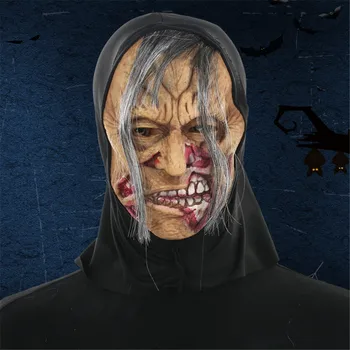 

Halloween Zombie Mask Ghost Festival Horror Mask Scary Halloween Long Hair Ghost Scary Mask Cosplay Props Scary Party