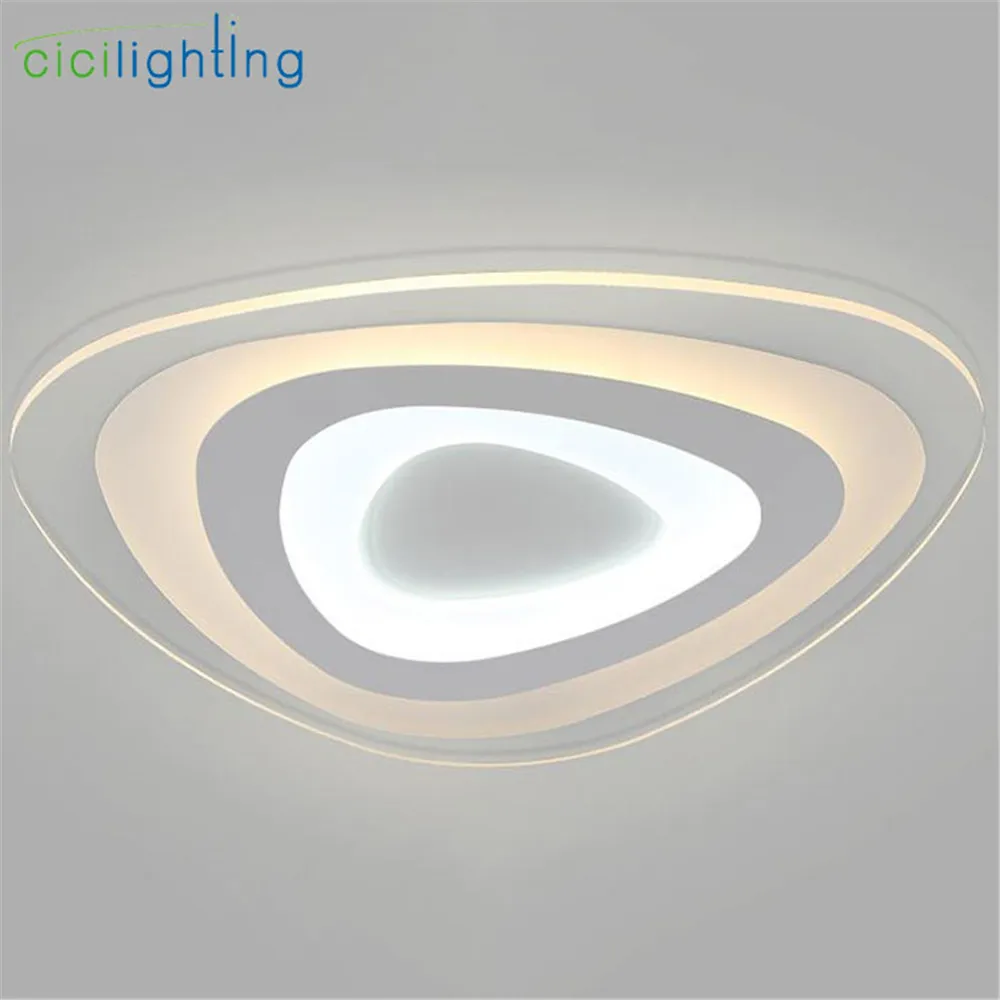 Geometry Ultra thin led Ceiling Lights Unbranded Metal Corded Modern Lamps for