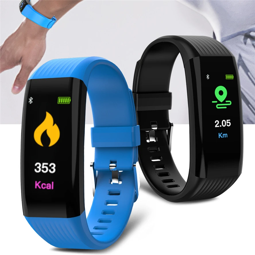 

Smart Watch Men Women Digital Bracelet Watch Bluetooth Sport Watch Fitness Tracker Heart rate Blood Pressure Pedometer