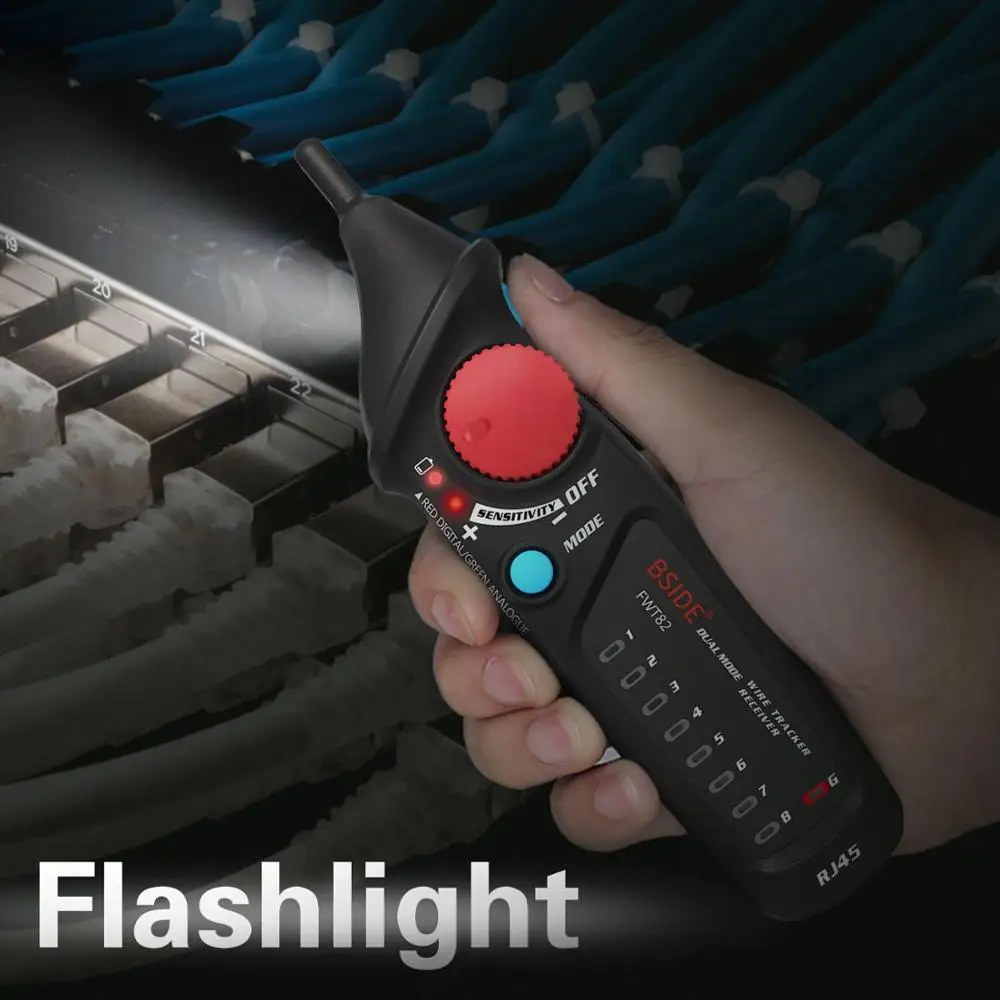 Тестер телефонных кабелей BSIDE двойной режим RJ45 RJ11 тонер Ethernet LAN|Искатели