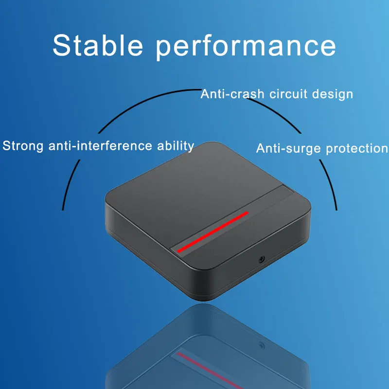 RFID Reader Long Range 125KHZ/13.56MHZ Access Control Reader Proximity Card Wiegand 26/34 IP68 Waterproof Small IC Card Reader  