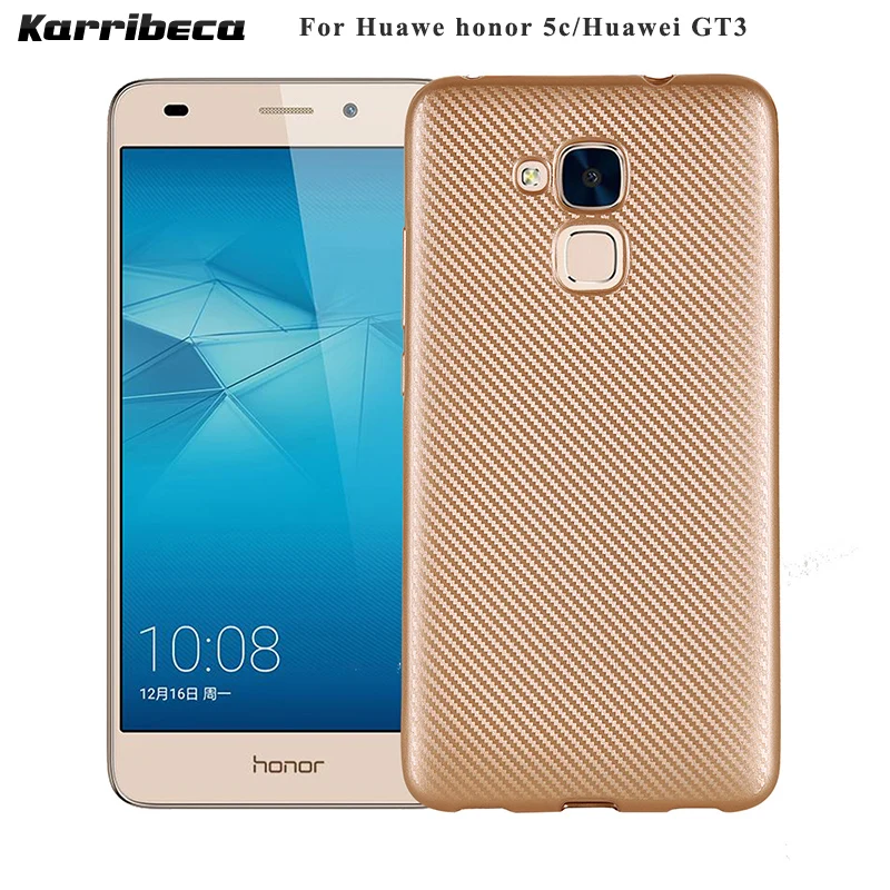 carbon fiber silicone huawei honor 5c  (3)