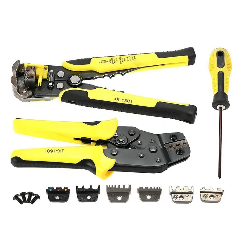 

EASY-PARON Wire Crimpers Ratcheting Terminal Crimping Pliers Stripper Tool