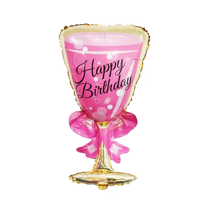 100*68 см большие размеры воздушные шары в виде торта ко дню рождения Фольга гелий День рождения украшения дети детские души надувные шары воздушные шары - Цвет: big pink