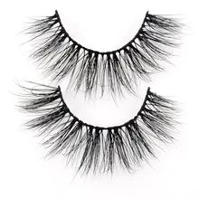 Искусственные норковые ресницы в естественном стиле ручной работы 3D ресницы серо-коричневого цвета для наращивания ресниц Cilios Ленточные ресницы D124