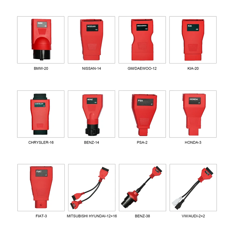 Autel Maxidas DS808 OBD2 диагностический инструмент Upgrad DS708 Полный набор адаптеров OBDI для