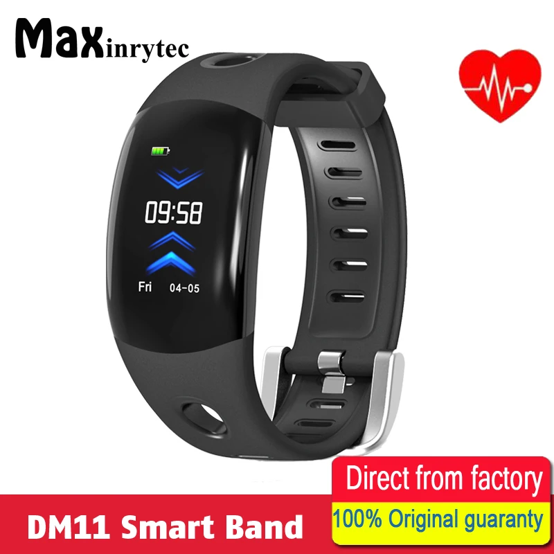 

DM11 Fitness Smart Watch IP68 Waterproof Wristband Heart Rate Monitor Smart Bracelet Pedometer For iOS Android Phone 10pcs/Lot