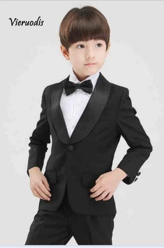 

Shawl Lapel Kid's Wedding Formal Groom Tuxedos Flower Boys Children 2 pcs Suits