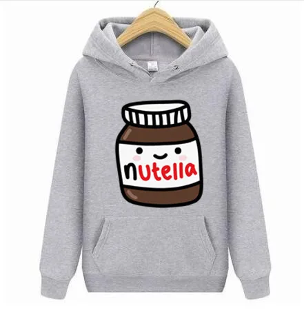 Новинка 2019 забавная футболка толстовки Nutella Jar рисунок Реалистичный как в вашем