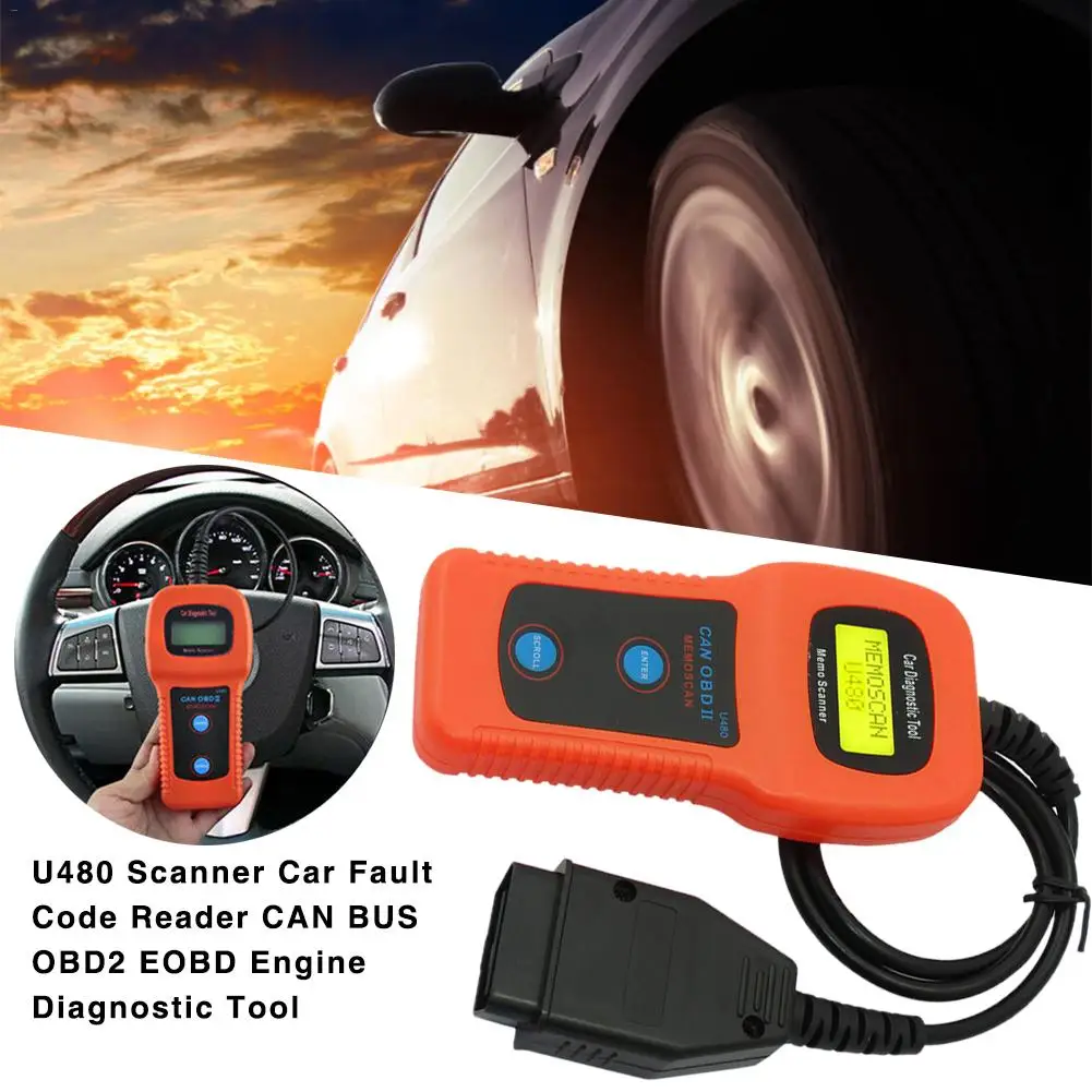 C27-U480 читатель кода OBD2CAN автобус Автомобильная Марка EOBD сканер неисправностей диагностическое приспособление для двигателя