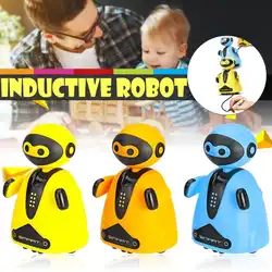 Электрический робот Интеллектуальный Индуктивный робот развивающая мини-игрушки с оптическим датчиком для детей умная Милая