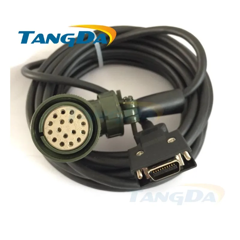 Tangda Servo motor code line MR-J2S series connection line MR-JHSCBL03 05 10M-L wire Cable 5 meters Tangda Servo motor code line MR-J2S series connection line MR-JHSCBL03 05 10M-L wire Cable 5 meters