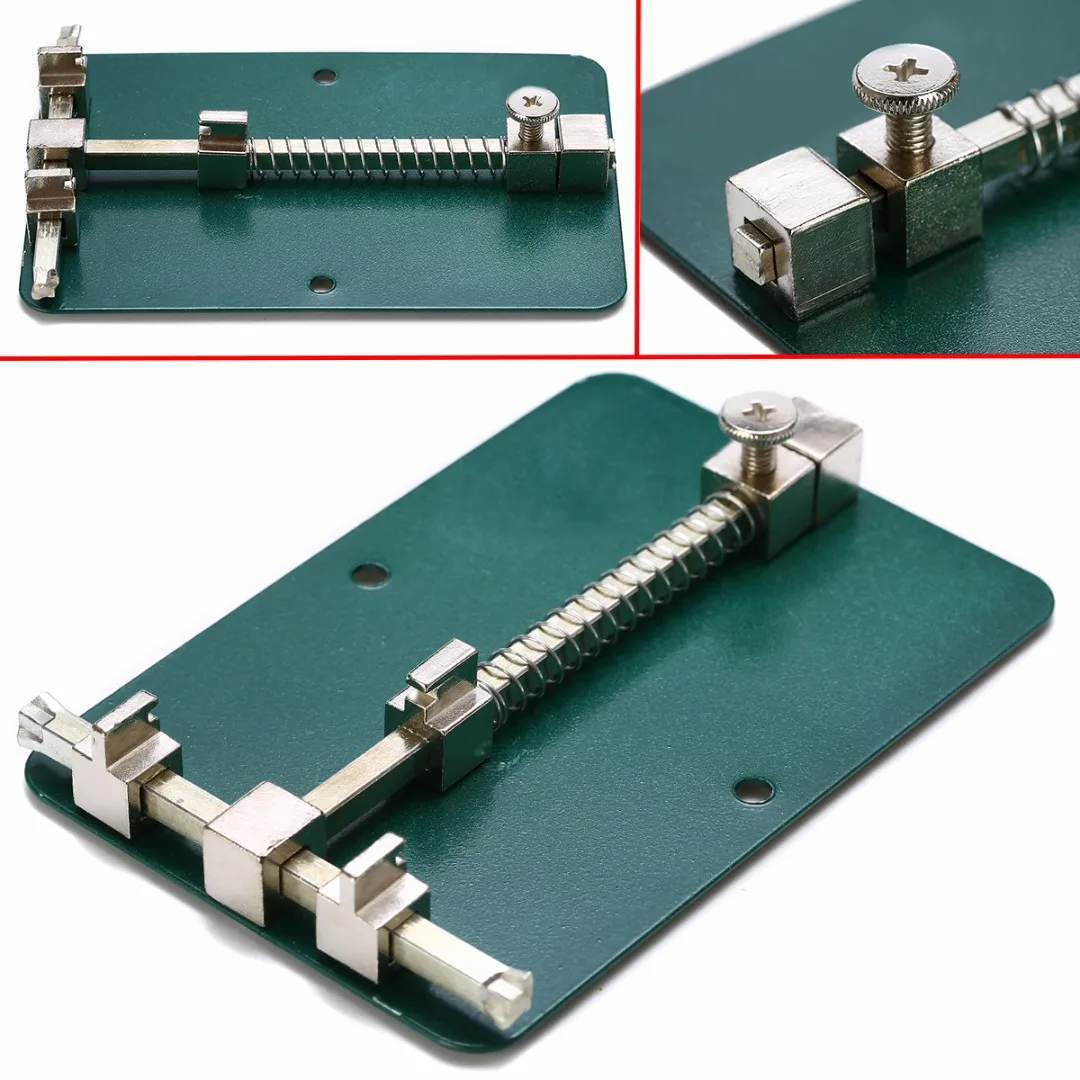 Adjustable Metal PCB Holder Fixtures Jig Stand for iPhone Cell Phone Mobile Phone SMT Repair Soldering Iron Rework Station Tool
