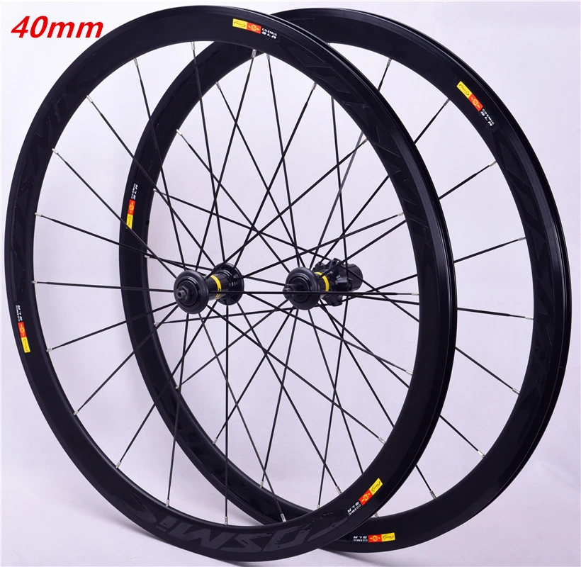 High quality heat sales 700C high 40mm V Brake  disc  alloy wheels brake Bmx bicycle Road wheel.  Cosmic Elite S