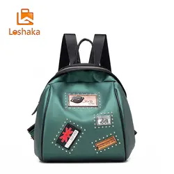 Loshaka модные рюкзаки с аппликациями Малый дорожная сумка рюкзак для обувь девочек школьные ранцы подростков Bolsa Feminina