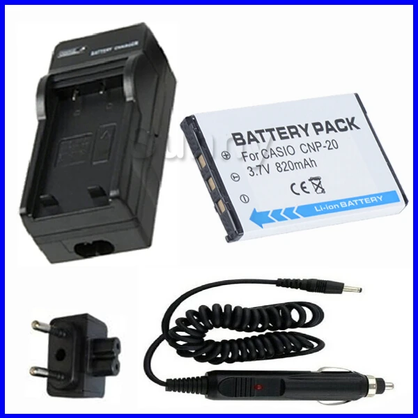 BattPit trade; New Digital Camera Battery 900 mAh Charger Replacement for Casio Exilim EX-S7PE BattPit trade; New Digital Camera Battery 900 mAh Charger Replacement for Casio Exilim EX-S7PE