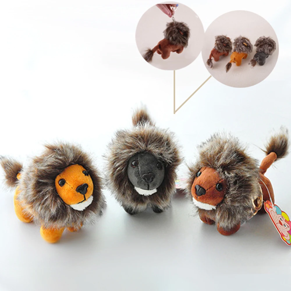New Soft Stuffed Animals Lion Plush Toys Mini Brown Plush Lion Doll