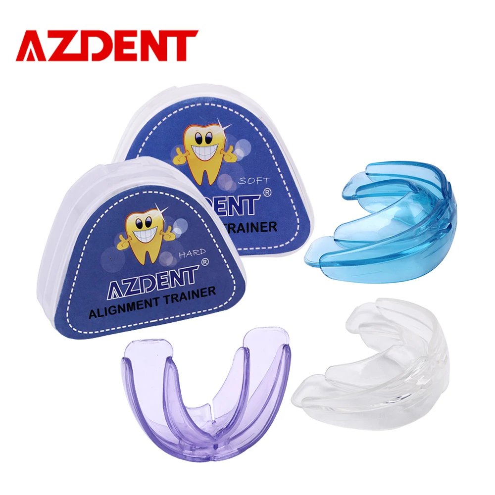 

AZDENT 1 Set Pro Silicone Tooth Orthodontic (Soft+Hard) Dental Appliance Trainer Alignment Braces For Teeth Straight/Alignment