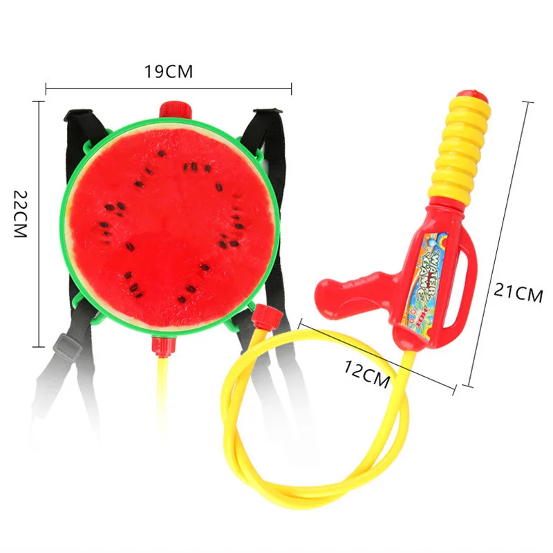 1 шт. креативный фруктовый водяной пистолет, игрушка для игр на открытом воздухе, летний детский пляжный киви, лимонный рюкзак, Водяные Пистолеты, распылительная игрушка, ручная игрушка высокого давления