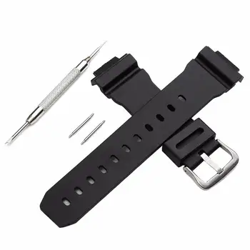 

16mm Bracelet Silicone Rubber Bands Soft Silicone J3 Replacement Wrist Watch Band Strap for Casio G Shock DW-6900