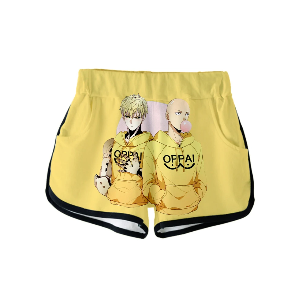 3D One Punch Man сезон 2 с принтом женские летние сексуальные шорты повседневные женские горячие продажи крутые летние шорты плюс размер XXL