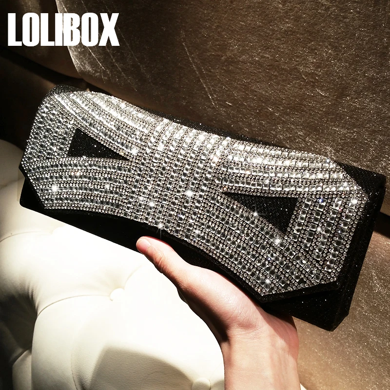Lolibox النساء أكياس مساء مخلب الراين القوس وميض يوم براثن محفظة كريستال حزب قابض حقائب سلسلة حقائب الزفاف Lolibox النساء أكياس مساء مخلب الراين القوس وميض يوم براثن محفظة كريستال حزب قابض حقائب سلسلة حقائب الزفاف