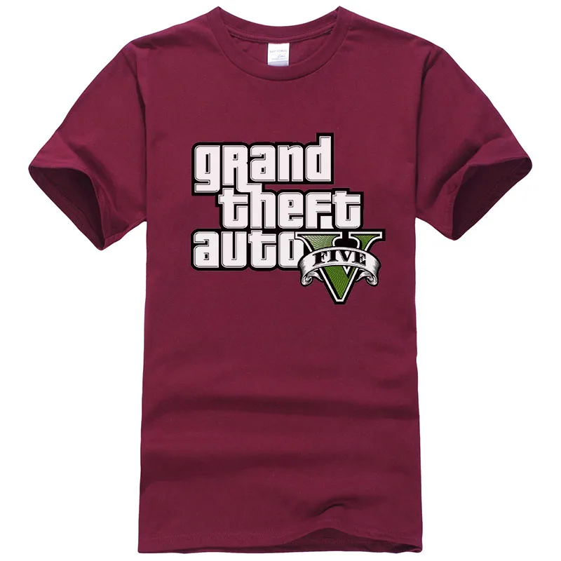 Grand Theft Auto GTA Футболка Мужская Уличная Длинная с GTA 5 Футболка мужская и женская футболка летние топы с коротким рукавом футболки GTA5 T143 - Цвет: 6