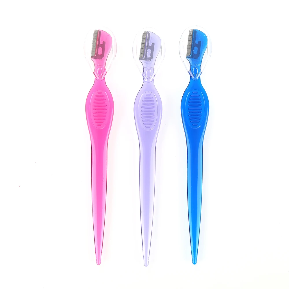 

100Pcs Eyebrow Razor Facial Hair Remover Eyebrow Trimmer Sharp Mini Makeup Knife Blade Eye Brow Shaping Hair Remover Tool