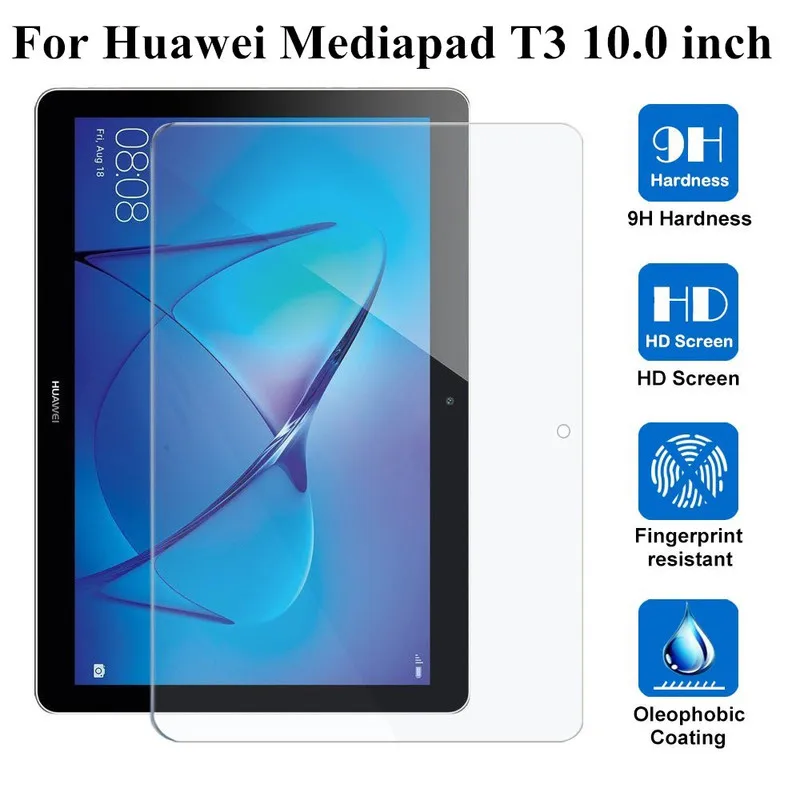 

Screen Protector Tempered Glass for huawei mediapad t3 10 AGS-L09 AGS-L03 9.6" Tablet Screen Glass cover case for huawei t3 10