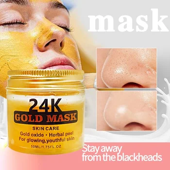 

50ML Moisturizing 24K Gold Collagen Peel Off Face Mask Skin Care Anti Aging Firming Facial Mask