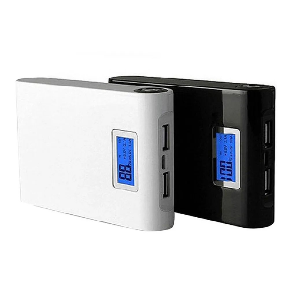 Светодиодный 5 в 12000 мАч двойной USB внешний аккумулятор 18650 зарядное устройство чехол DIY коробка для телефона внешнее зарядное usb-устройство для аккумулятора Прямая поставка