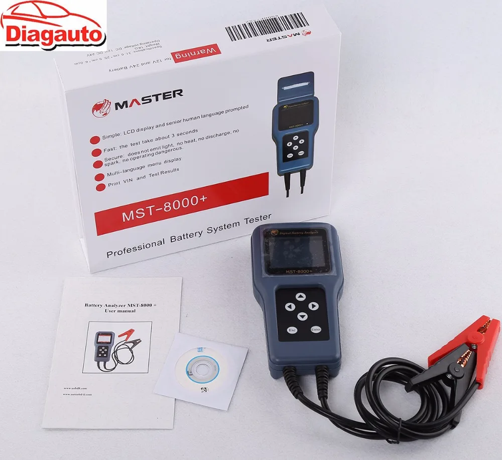 Master Top selling MST 8000+ Digital Battery Analyzer with Detachable