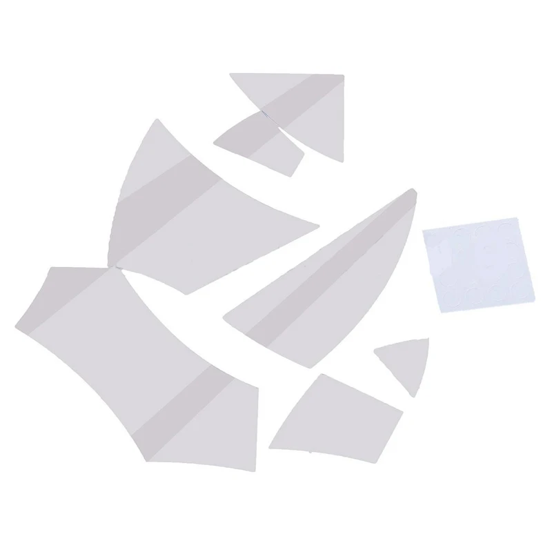 JX-LCLYL Art Decor DIY 3D Mirror Geometric Hexagon Acrylic Home Door Window Wall Sticker