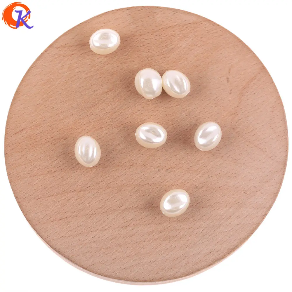 

Cordial Design 1000Pcs 9*11MM Jewelry Accessories/DIY Bead Making/Imitation Pearl Bead/Acrylic Beads/Hand Made/Earring Findings