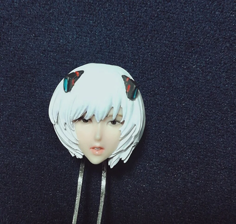 1:8 весы женской фигуры аксессуар голова резьба Ayanami Rei и девочек с рисунком в стиле