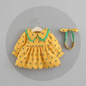 

Autumn Girls Princess Dress Children's Long Sleeve Dress Baby Dress Children's Clothing Wholesale Q088