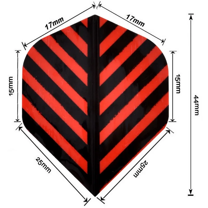 102Pcs Mixed Style Professional Dart Flights Darts Accessory Outdoor and Indoor Sports Standard Dart Tail Wings