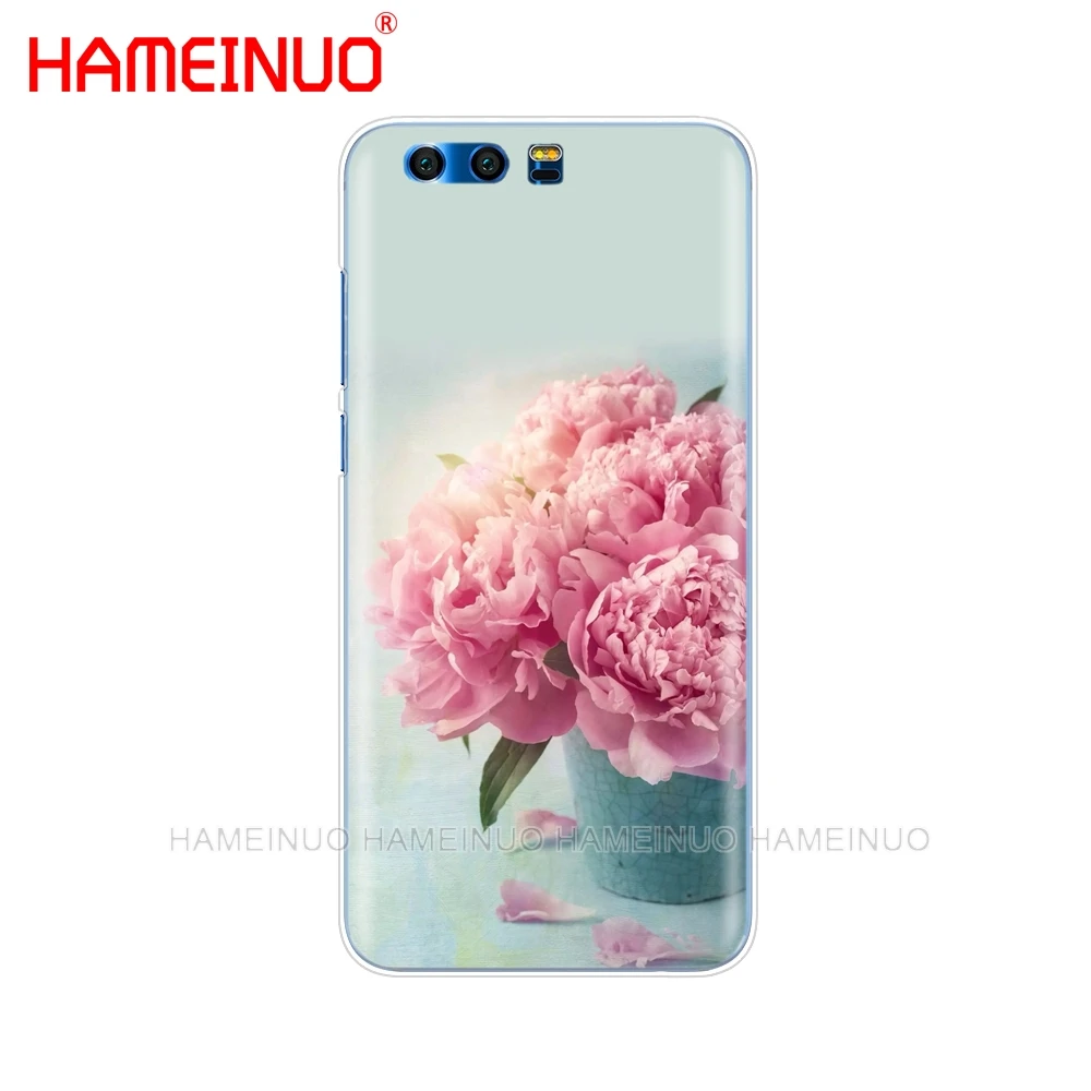 Чехол для телефона HAMEINUO с розовыми цветами и пионами чехол Huawei Honor 10 V10 4A 5A 6A 7A 6C 6X 7X