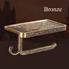 Aluminum alloy Antique fashion bronze and silver toilet paper holder bathroom mobile holder wc rod toilet paper holder ► Photo 3/6