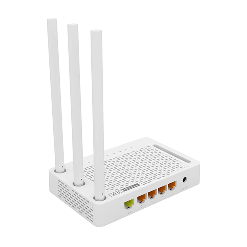 

TOTOLINK N311RT 3*5dBi Antennas Wireless N 300Mbps WiFi Router WiFi Repeater with Flexible Bandwidth Contro(Smart QoS) Wi-Fi