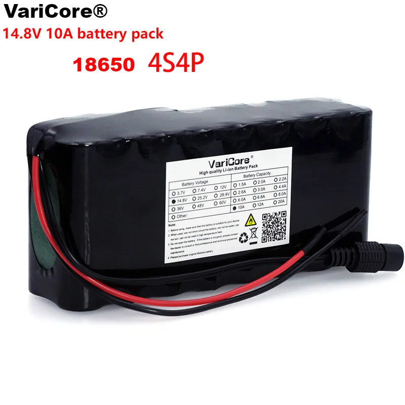 VariCore 14,8 V 10Ah 18650 li-iom батарейный блок для ночной рыбалки, подогреватель шахтерской лампы, усилитель батареи с BMS