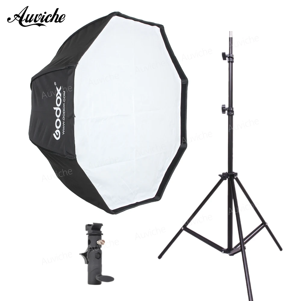 

GODOX 80cm Speedlight Flash Octagon Umbrella softbox for Speedlight Flash Studio flash Hot shoe bracket